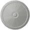 Ekena Millwork Shakuras Ceiling Medallion (Fits Canopies up to 5"), Hand-Painted Frost, 24"OD x 3"P CM24SHFRF - alternate 1